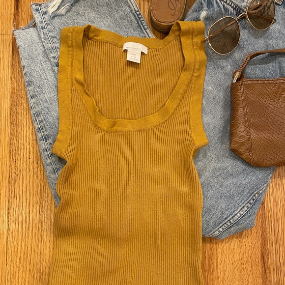 H&M Ribbed Dark Yellow Tank - Picture 2 of 4